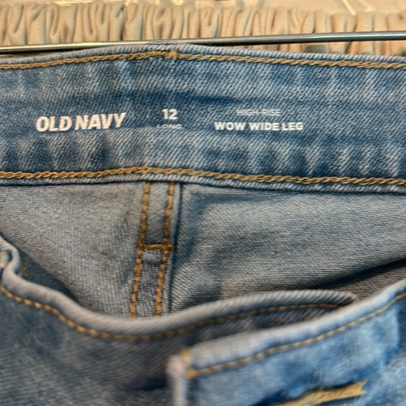 NEW Old Navy 12 long high-rise wide leg brand new with tag . - Picture 6 of 7